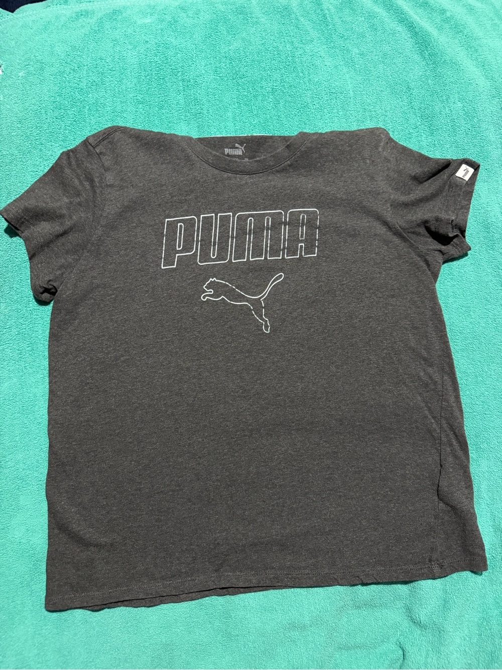 Puma women’s Short Sleeve Tee Gray